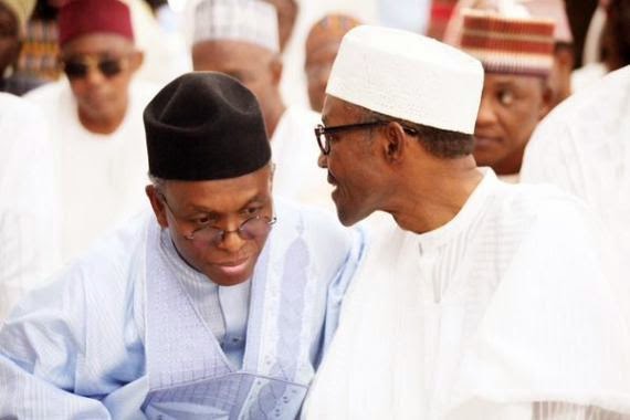 President-elect, Muhammadu Buhari attends wedding of Nasir El-rufai’s son on April 3, 2015 in Abuja.