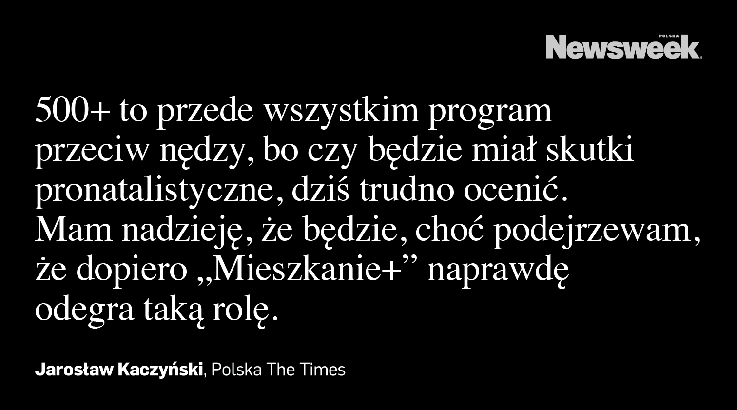 Jarosław Kaczyński – cytaty z wywiadu