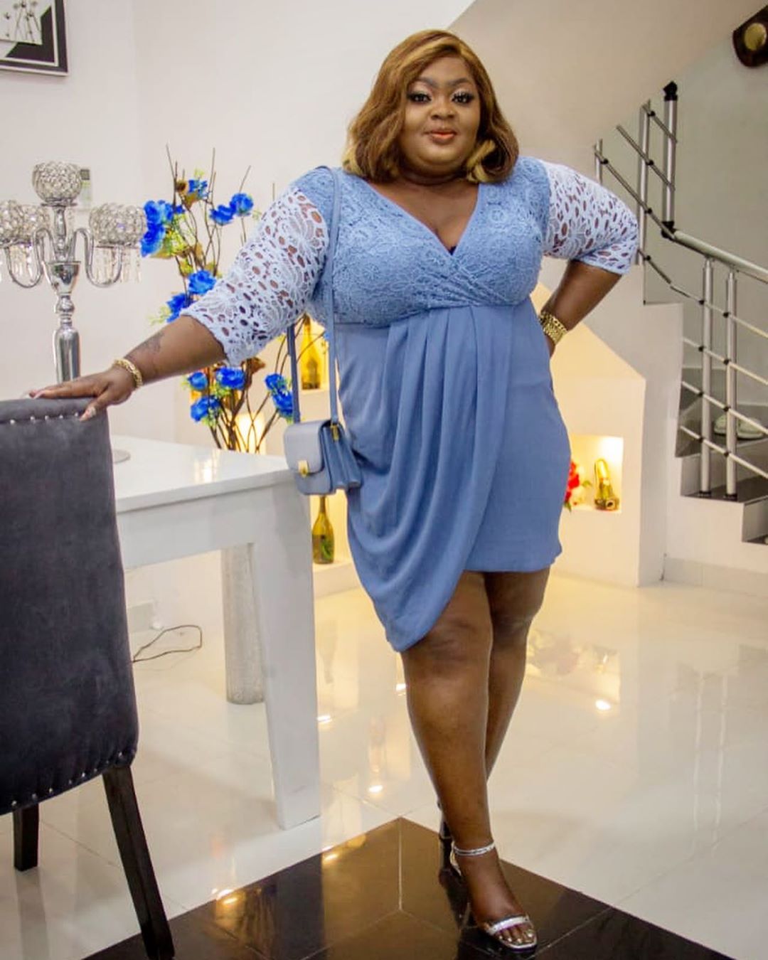 Eniola Badmus has come out to clear the air over the rumours that she defrauded a well-meaning Nigerian. [Instagram/EniolaBadmus]
