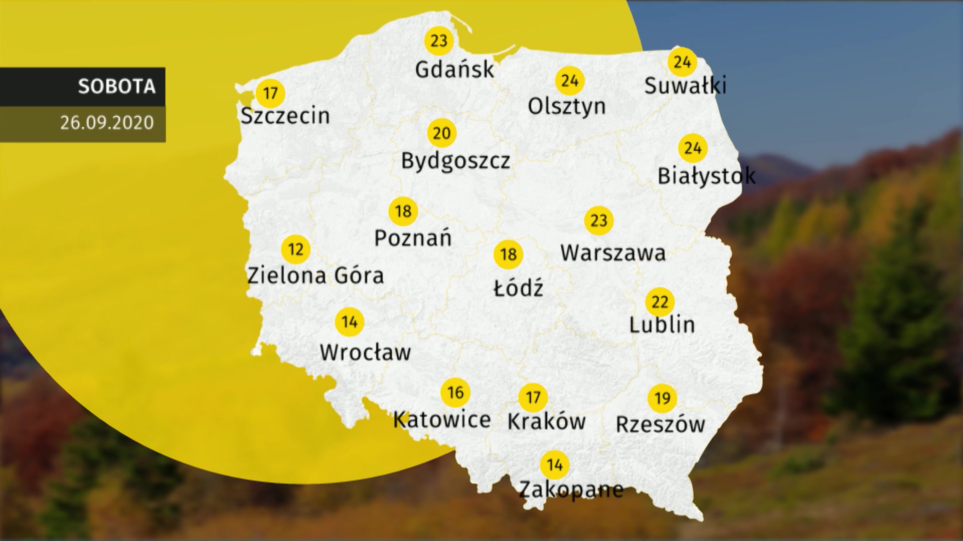Jaka Pogoda W Weekend Weekendowa Prognoza Pogody Dla Polski 26 27 Wrzesnia Wiadomosci