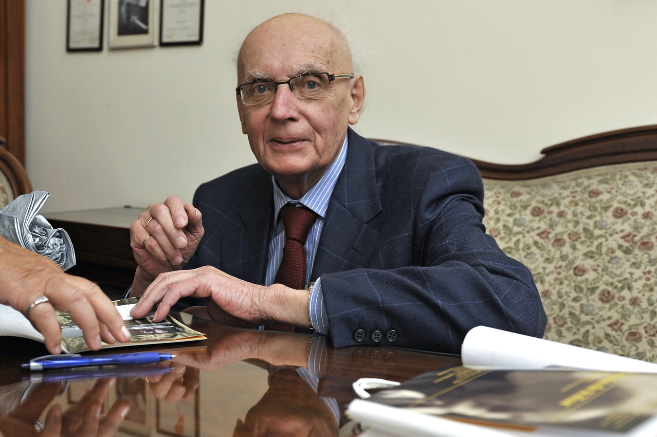 Wojciech Kilar podczas swojego jubileuszu (wrzesień 2012)