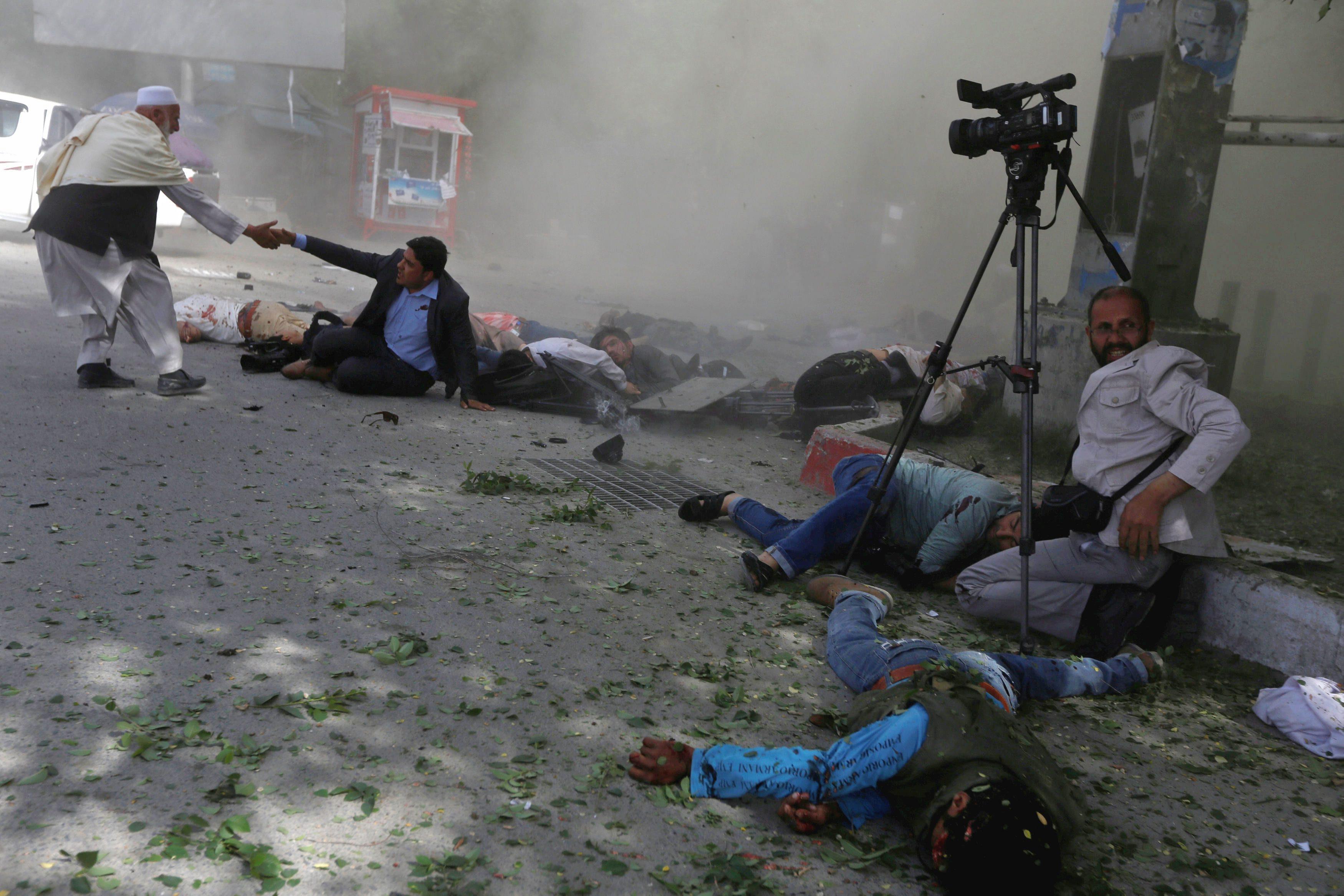 A Picture and Its Story: Witnessing the blast in Kabul
