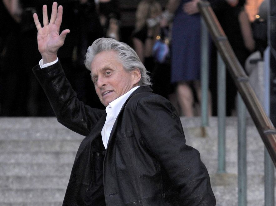 Michael Douglas dotarł na imprezę