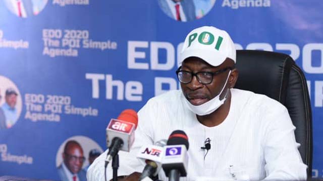 APC Governorship aspirant in Edo state, Pastor Osagie Ize-Iyamu. [guardian]