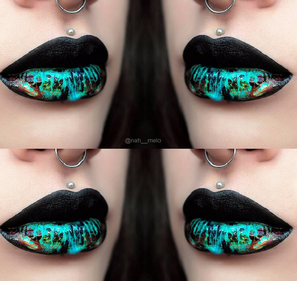 Holograficzne usta