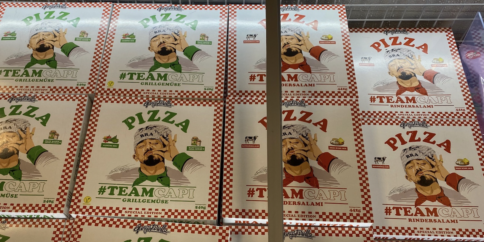 21+ Capital Bra Pizza Gold Edition Pics