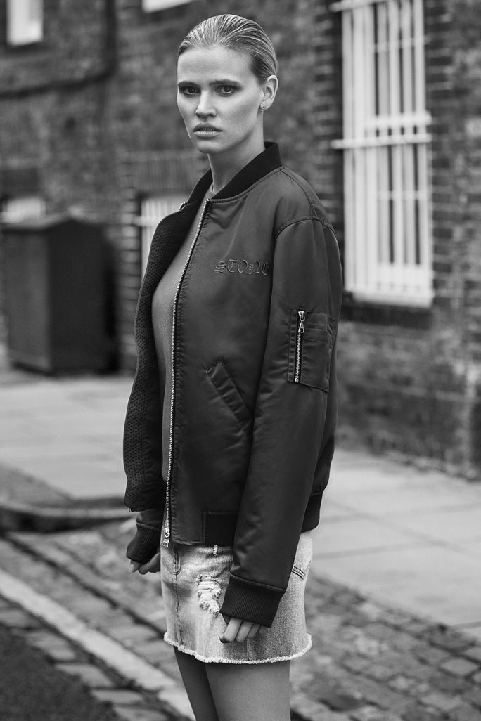 Lara Stone x Frame