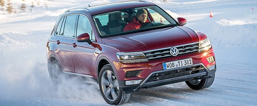 Nowy Volkswagen Tiguan - stabilny nawet na lodzie