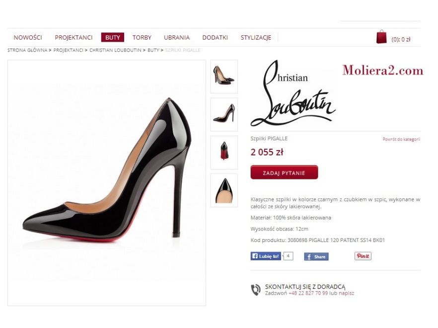 Buty z kultową czerwoną podeszwą - symbol luksusu!