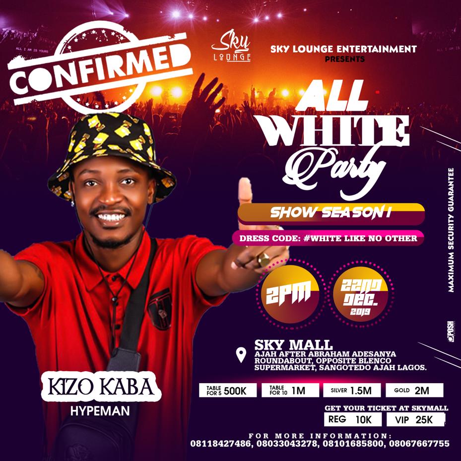 All White Party 2019 - Sky Lounge Entertainment