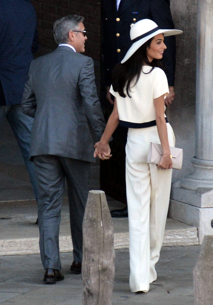 George Clooney i Amal Alamuddin ślub cywilny Wenecja