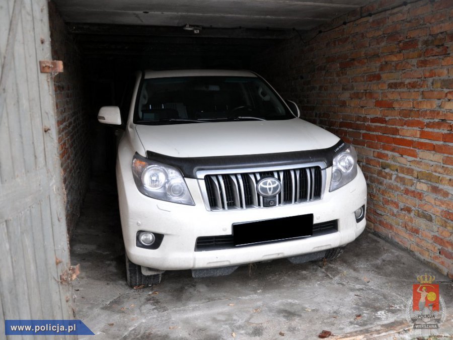 Toyota land cruiser w dziupli