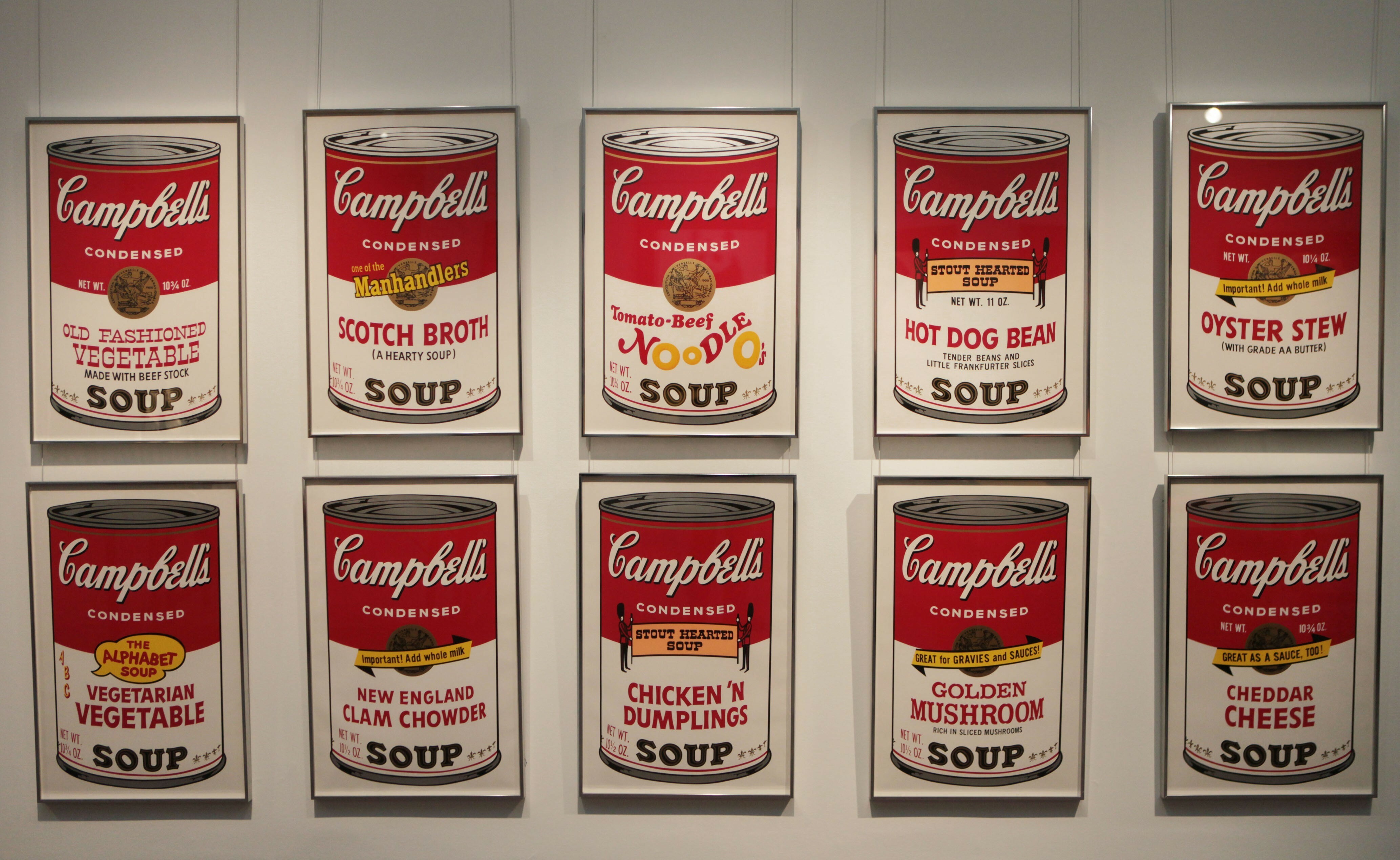 Słynna seria Campbell’s Soup 2 Andy’ego Warhola z 1968 r