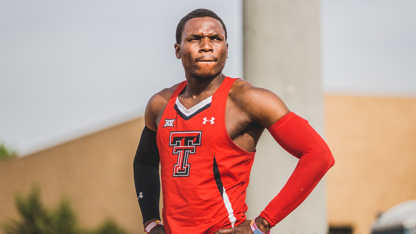 Divine Oduduru has been thriving at Texas Tech where he is studying on scholarship. (Twitter/Texas Tech)