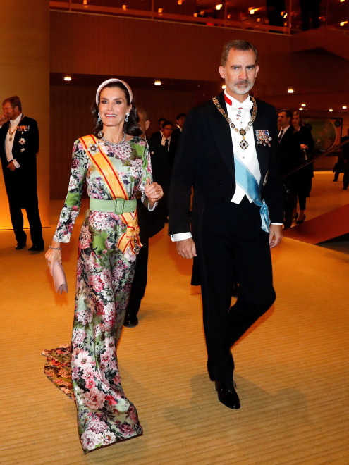 Królowa Letizia i król Filip