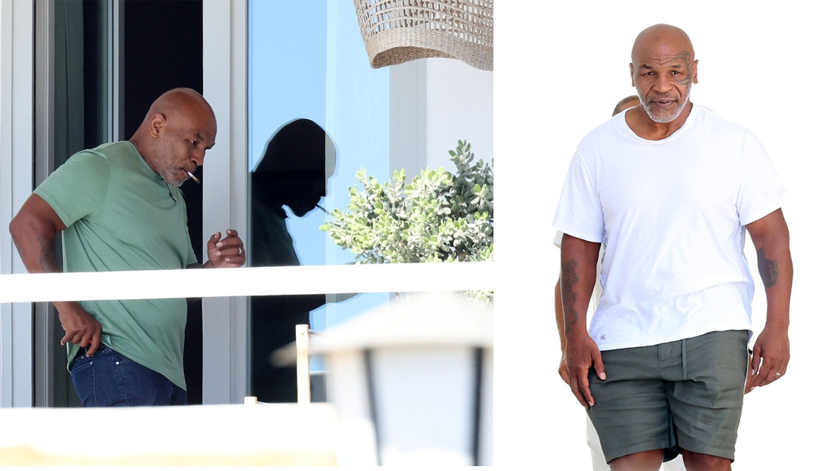 Mike Tyson marihuánával lazít Míkonosz szigetén – fotók