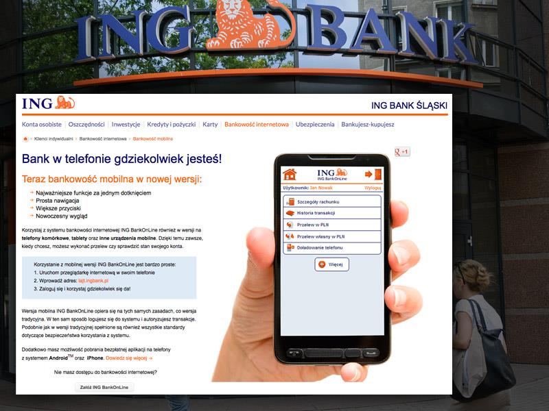 ING Bank Śląski bankowość mobilna