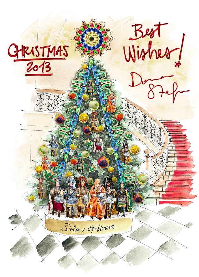 Choinka Dolce&Gabbana dla hotelu Claridge’s / facebook Claridge’s