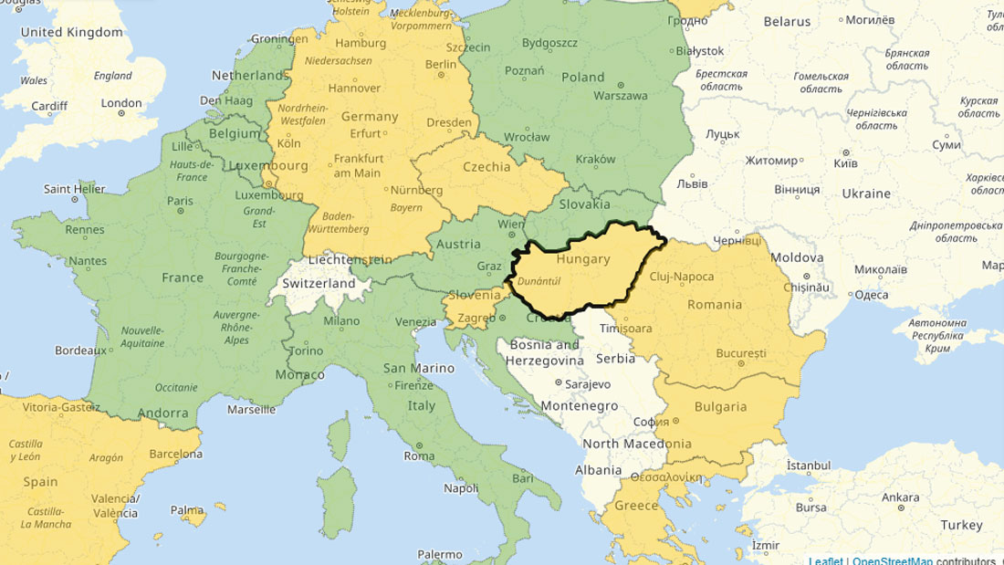Itt a magyar nyelvű interaktív térkép az országok koronavírus miatti  korlátozásaival, feltételeivel - Blikk