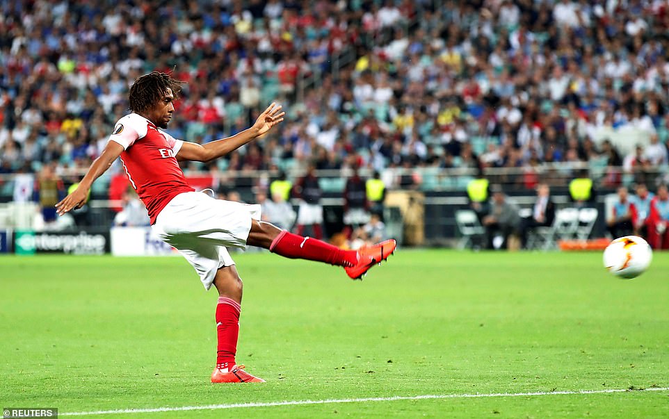 Alex Iwobi scored a brilliant goal for Arsenal in the 2019 Europa League final (Reuters)