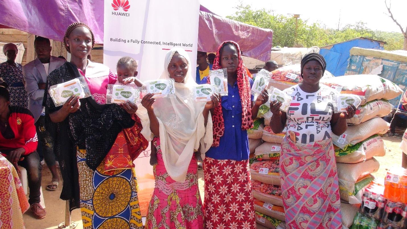 Some Ladies and Women of the New New Kunchingoro Camp, Abuja, Nigeria.
