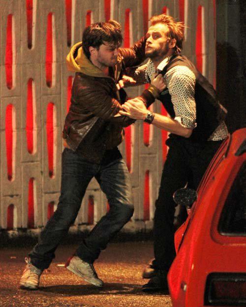 Daniel Radcliffe i George Dun w filmie
