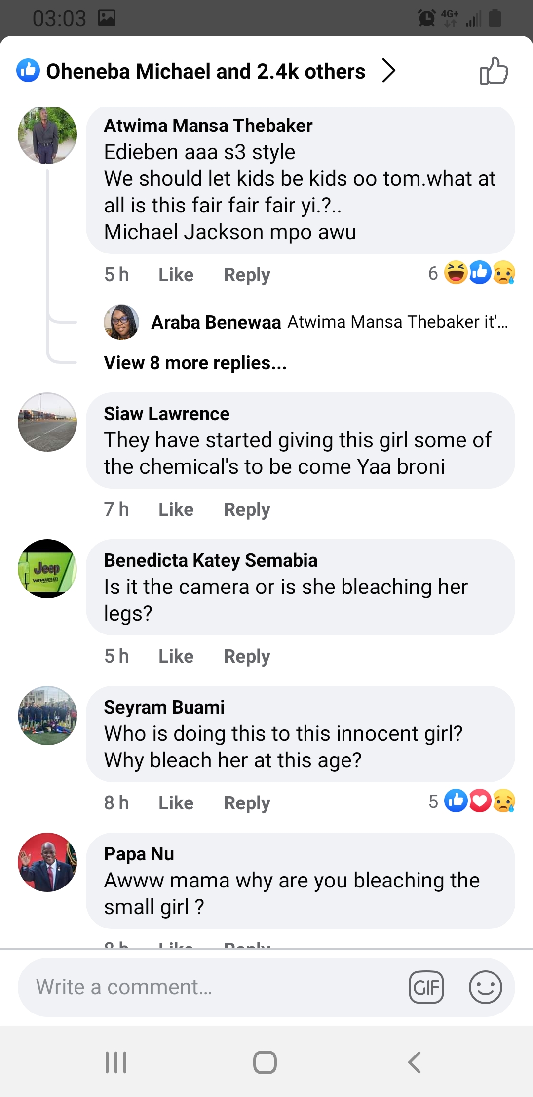 Nakeeyat's mother under attack for allegedly bleaching daughter's skin (SCREENSHOTS)