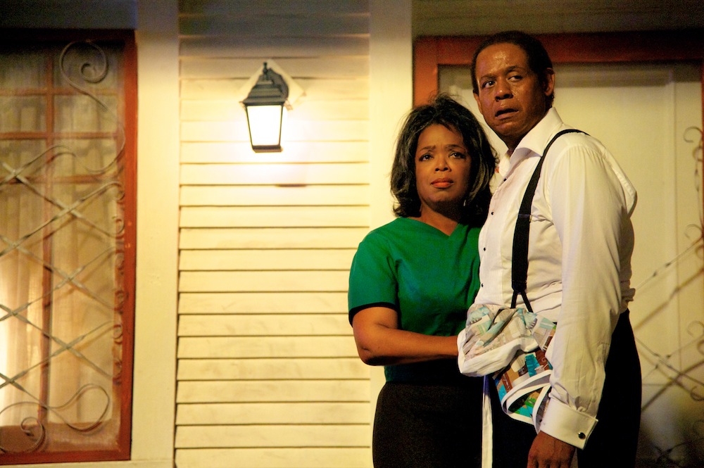 Oprah Winfrey i Forest Whitaker w filmie