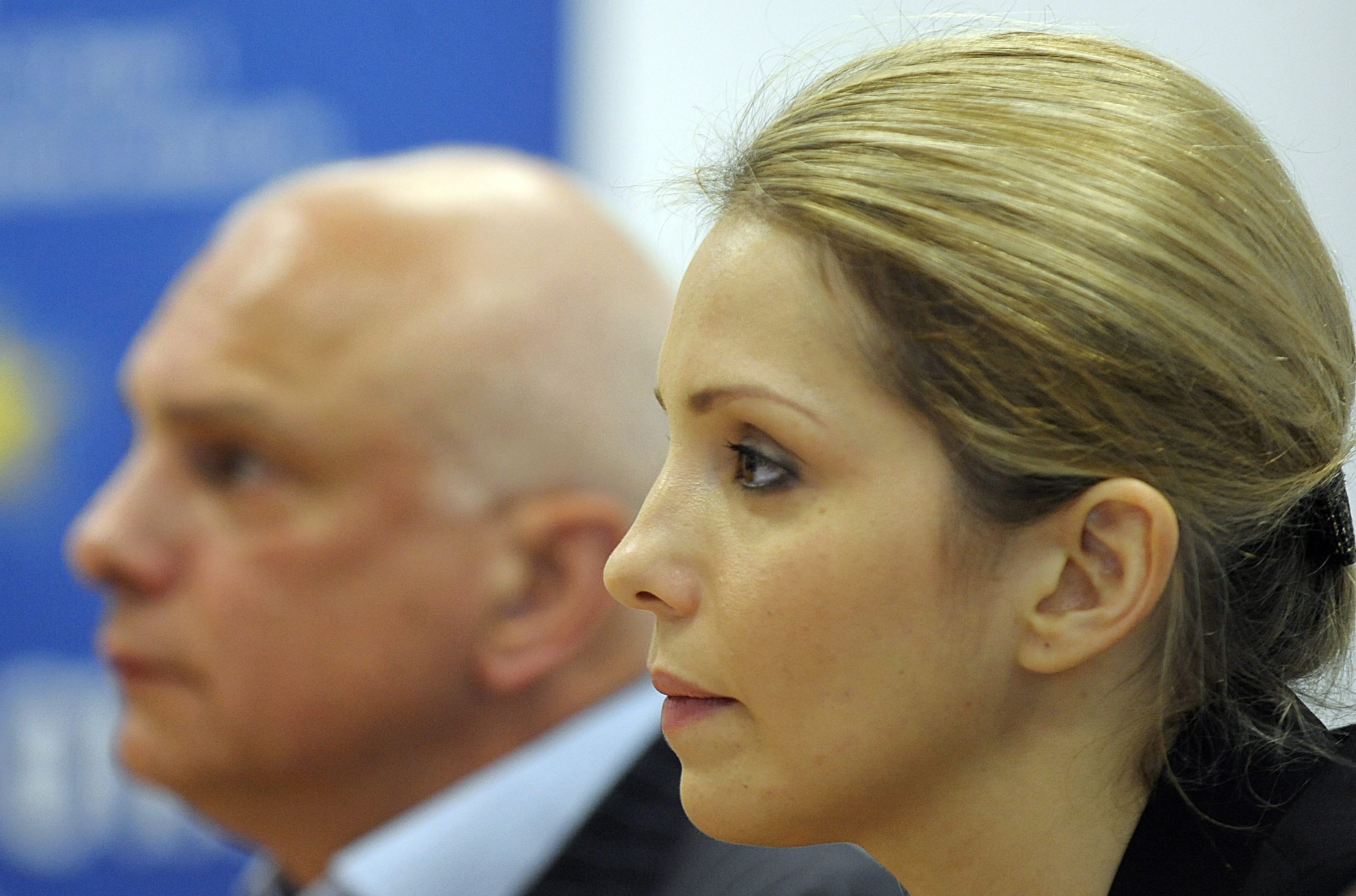 Oleksander i Eugenia Tymoszenko - mąż i córka Julii