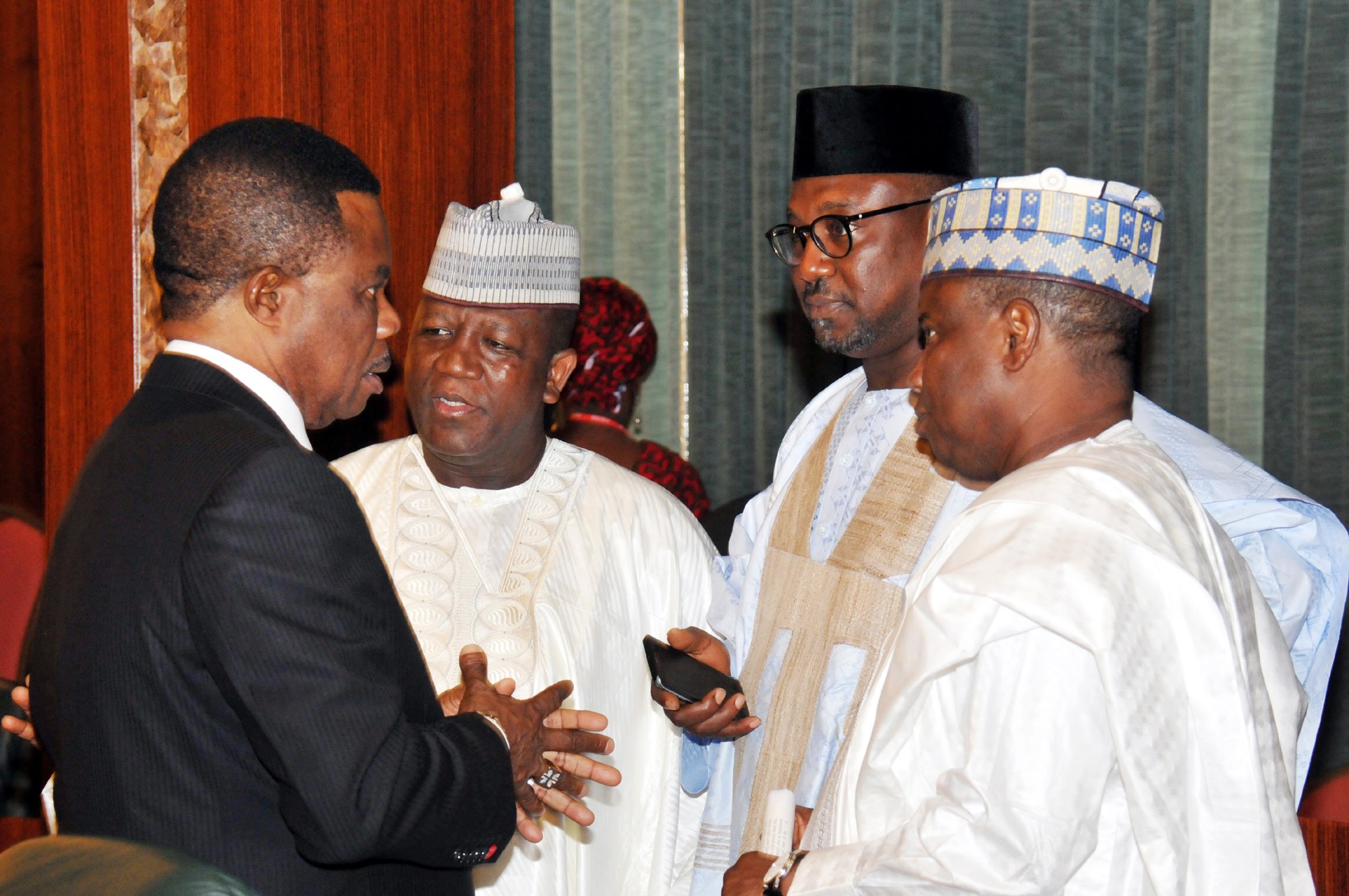 Some Governors of Nigeria deliberating during one of their meetings