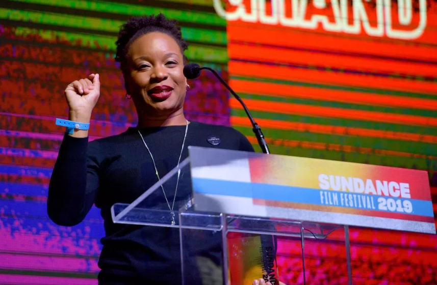 Chinonye Chukwu at the Sundance film festival 2019 [Photo by Matt Winkelmeyer/Getty Images]