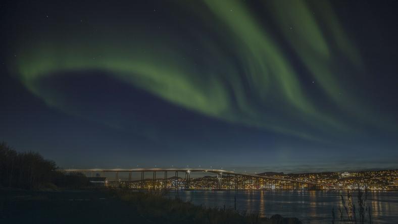 Northern lights over Norway & # x105;