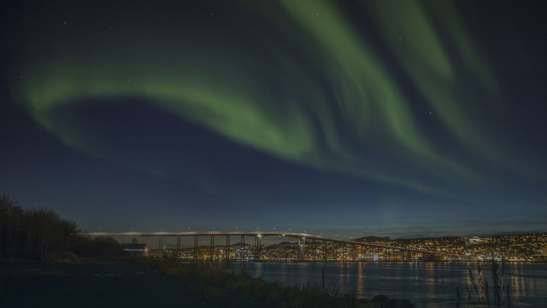 Northern lights over Norway & # x105;