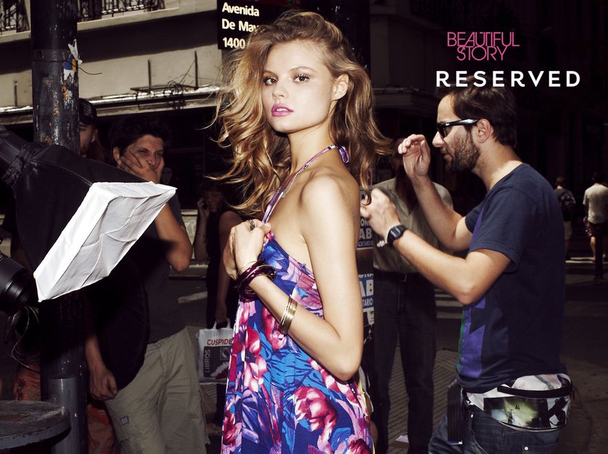 Magdalena Frąckowiak w scenerii Buenos Aires - kulisy kampanii Reserved na wiosnę-lato 2011