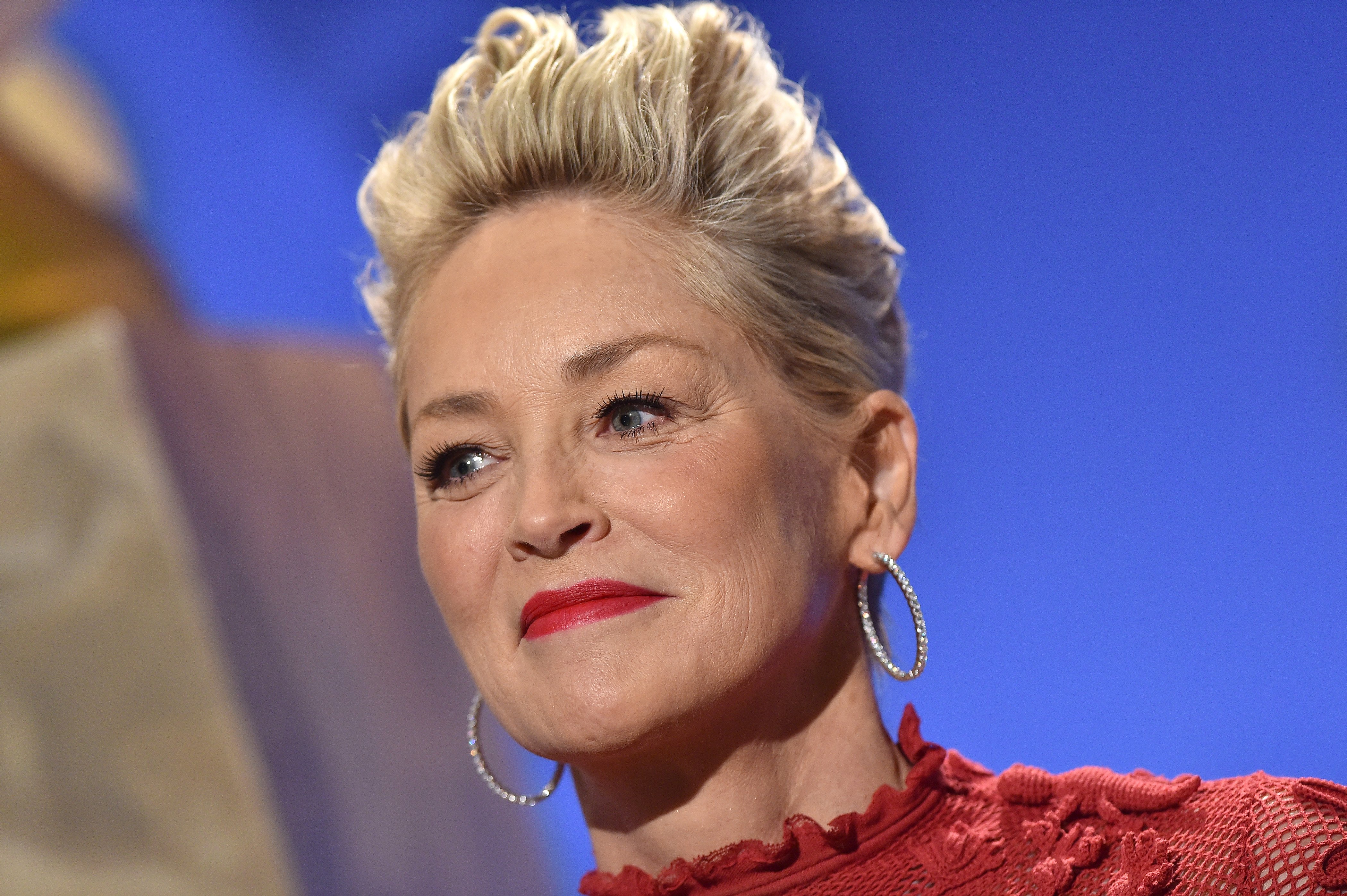 Bajban Sharon Stone: "Most vesztettem el a pénzem felét ebben a bankos dologban"