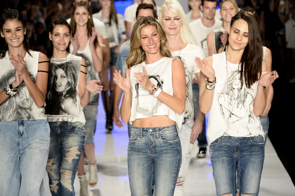 Gisele Bundchen na wybiegu
