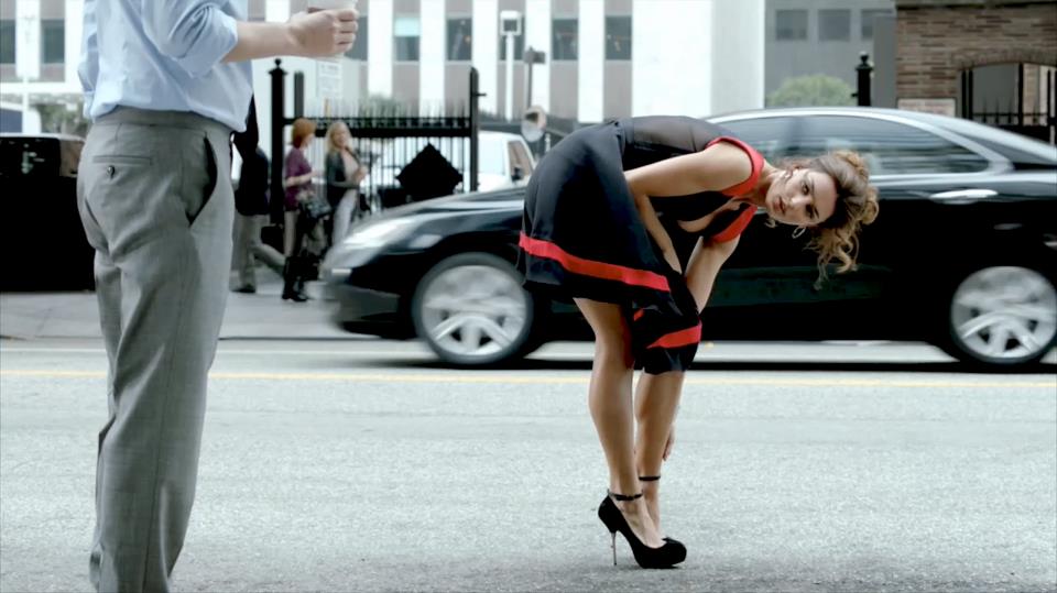 ...poprzedniej produkcji reklamowej włoskiej stajni na potrzeby rynku USA (film pt.