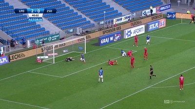Lech - Zagłębie S. (3:0): To był wieczór Tomczyka! 20-latek dobija strzał Amarala i zalicza dublet