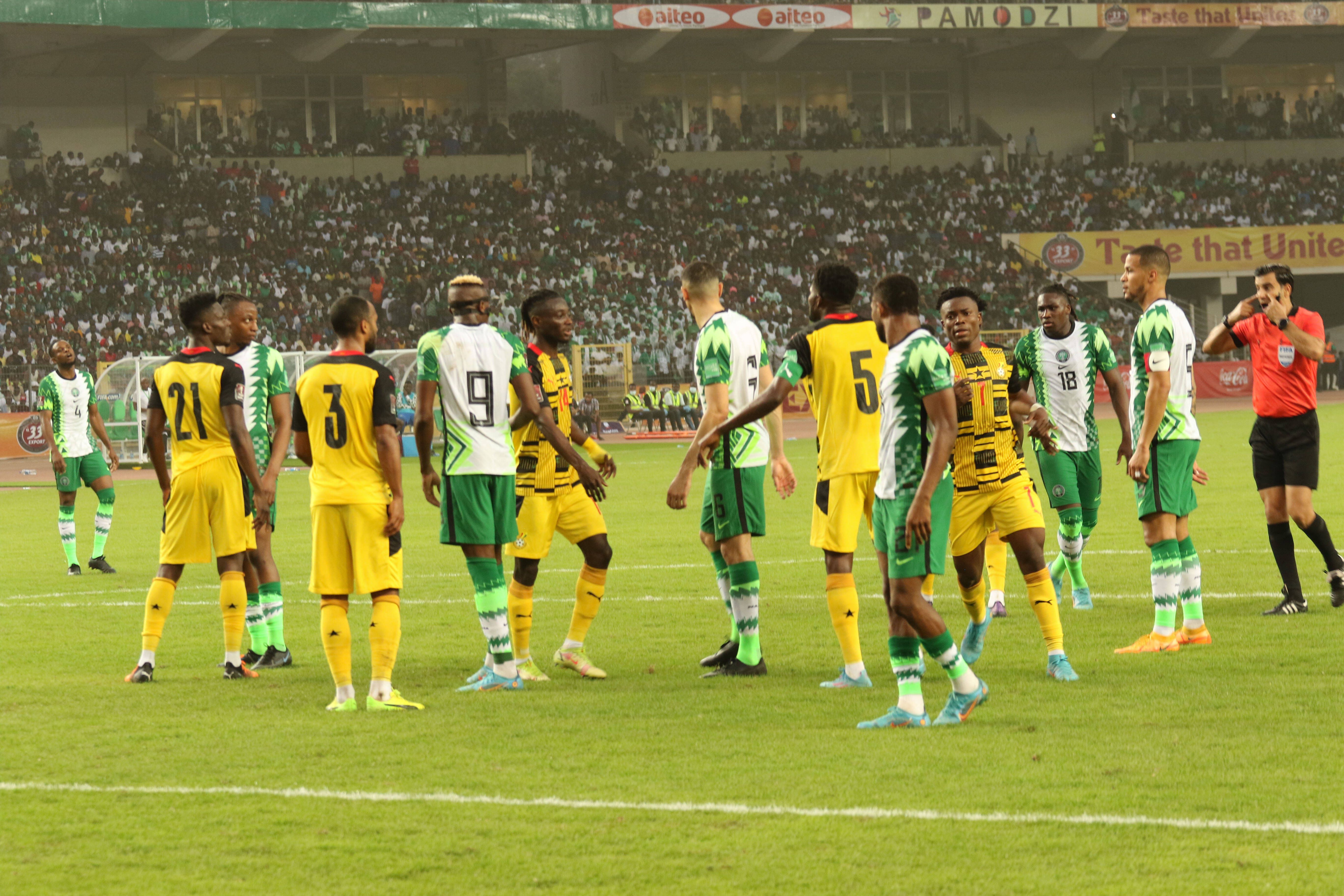 Nigeria failed to secure World Cup qualification in Abuja after playing a 1-1 draw against Ghana