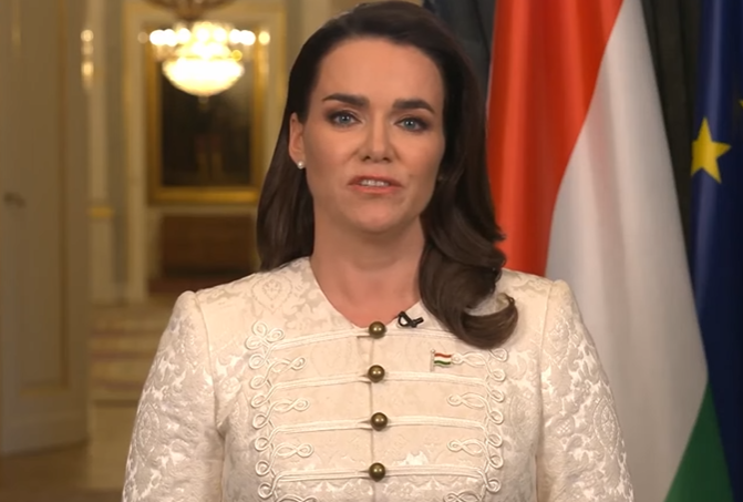 Itt van Novák Katalin lemondásának legfontosabb pillanata - videó