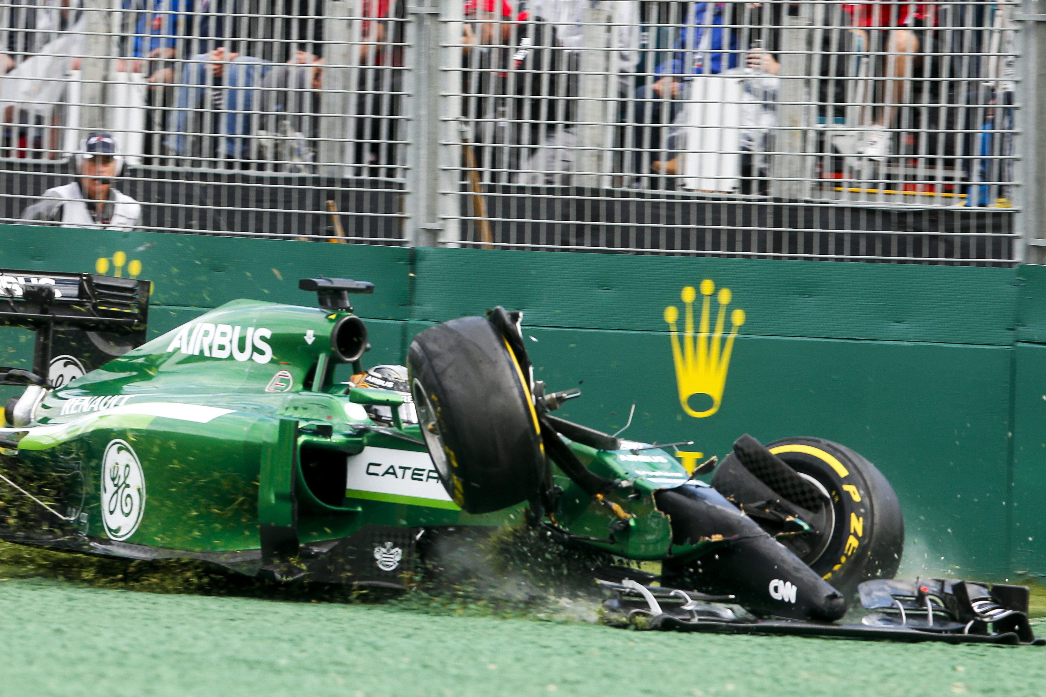 Kamui Kobayashi rozbił bolid tuż po starcie GP Australii