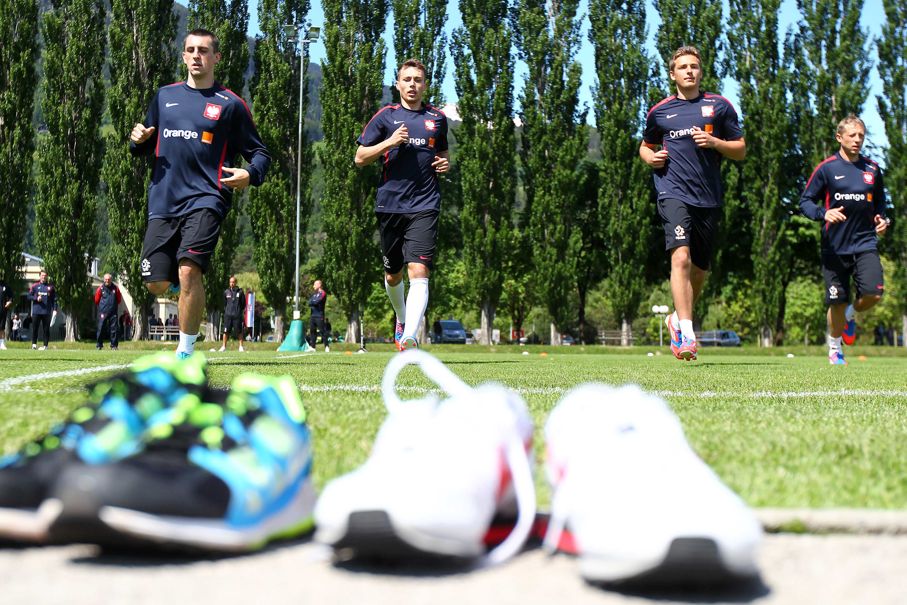 Trening reprezentacji Polski na zgrupowaniu w Lienz
