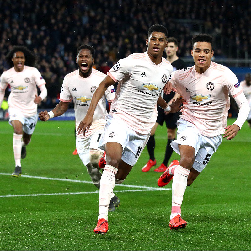 Marcus Rashford was the hero for Manchester United against Paris Saint-Germain[Twitter/ Manchester United]