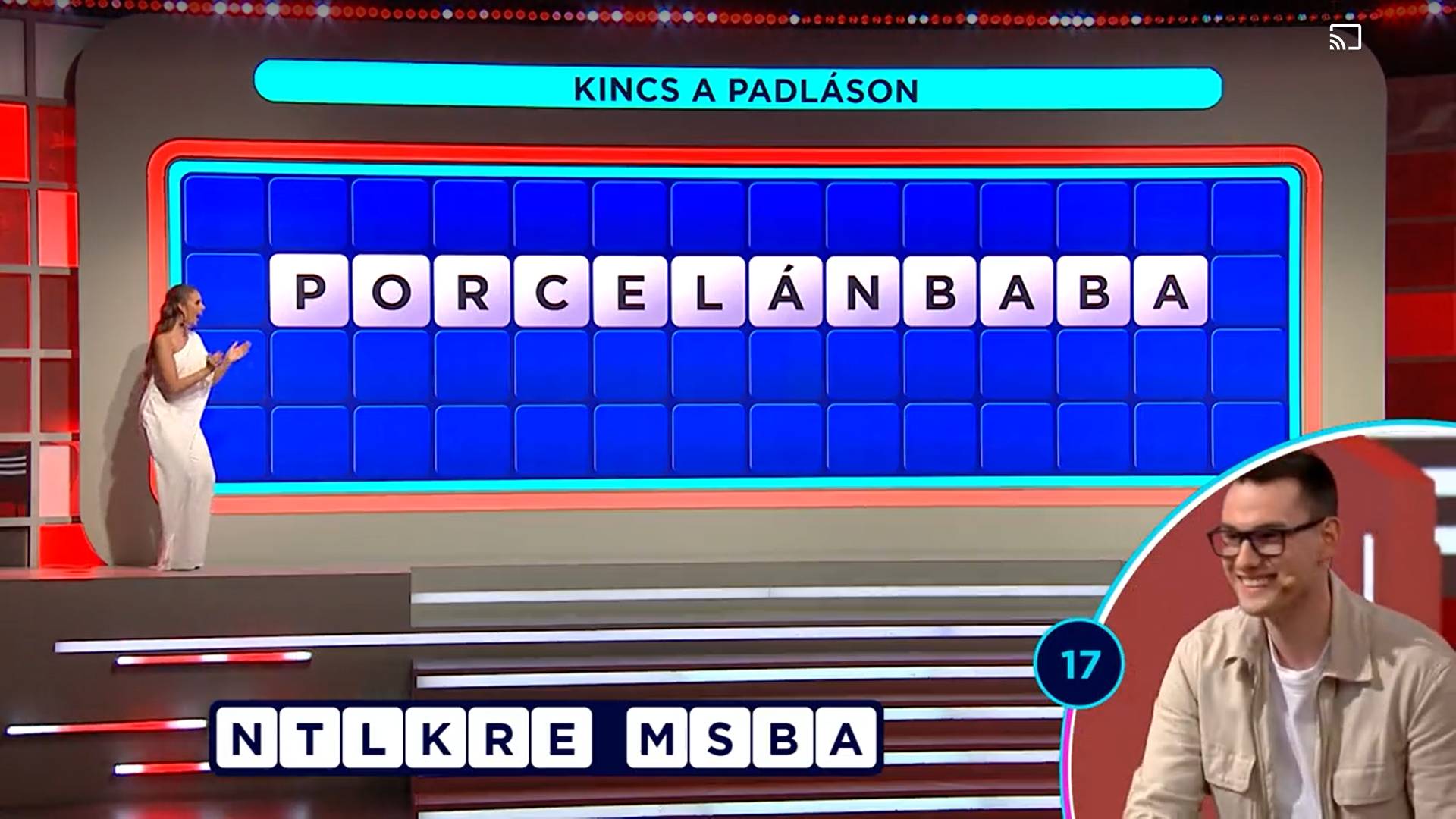 Őrület! Egy játékos 3 másodperc alatt találta ki a megfejtést a Szerencsekerékben