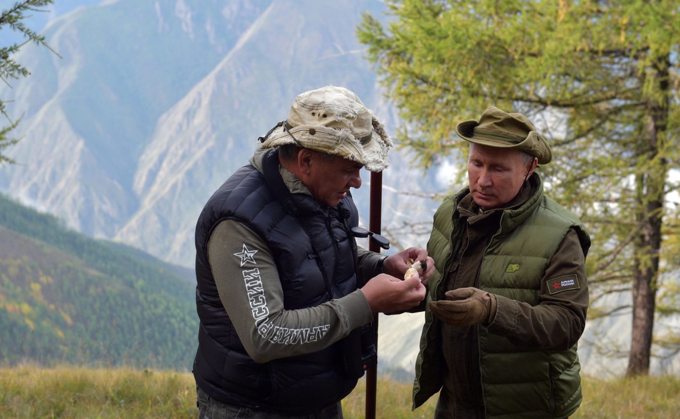 Sergiej Shojgu i Władimir Putin