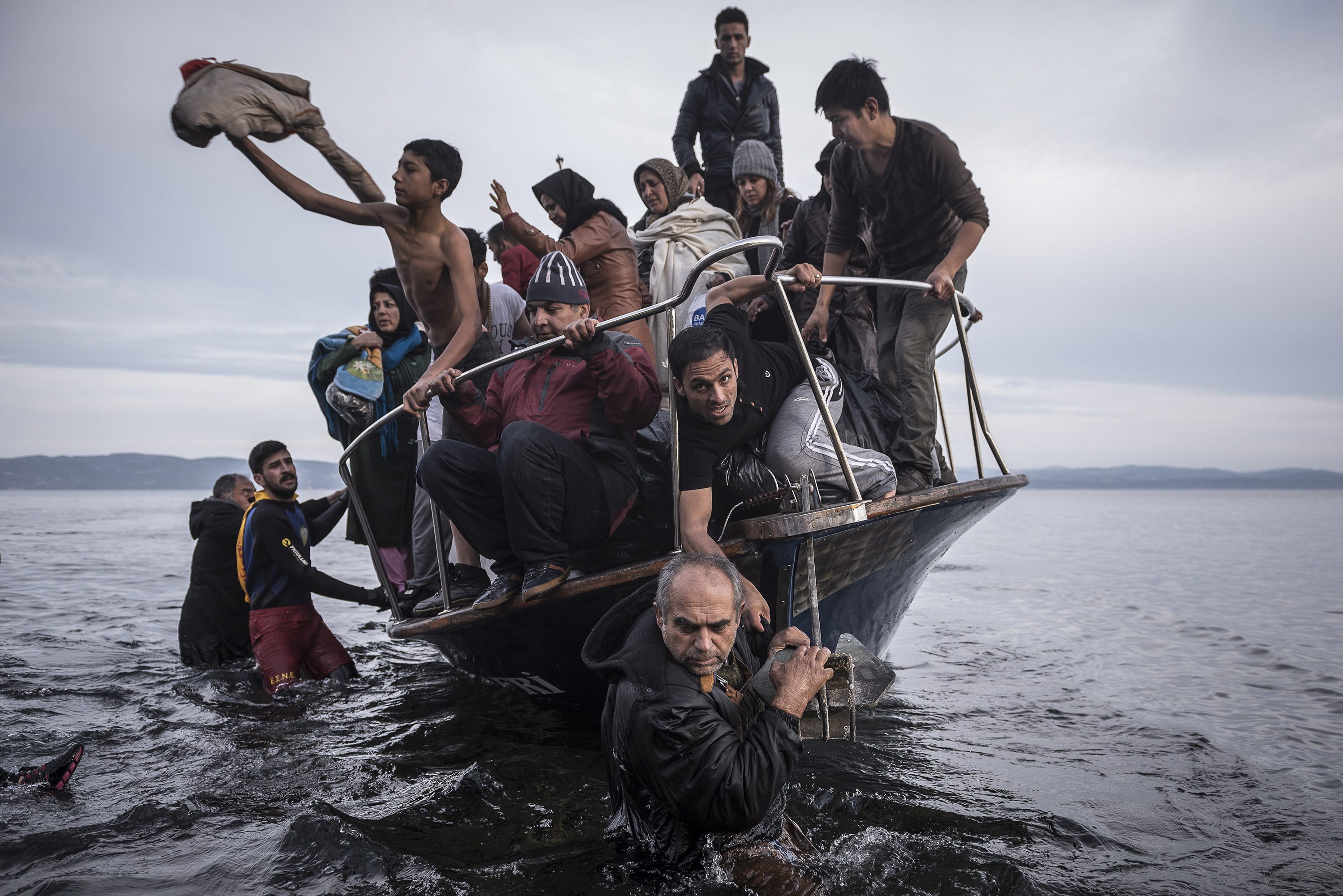 Uchodźcy na Lesbos