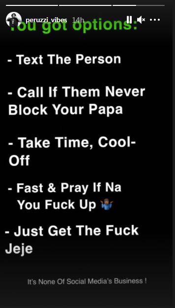 The music star says a lot of people aren't really interested the well-being of those bringing their personal business to social media.