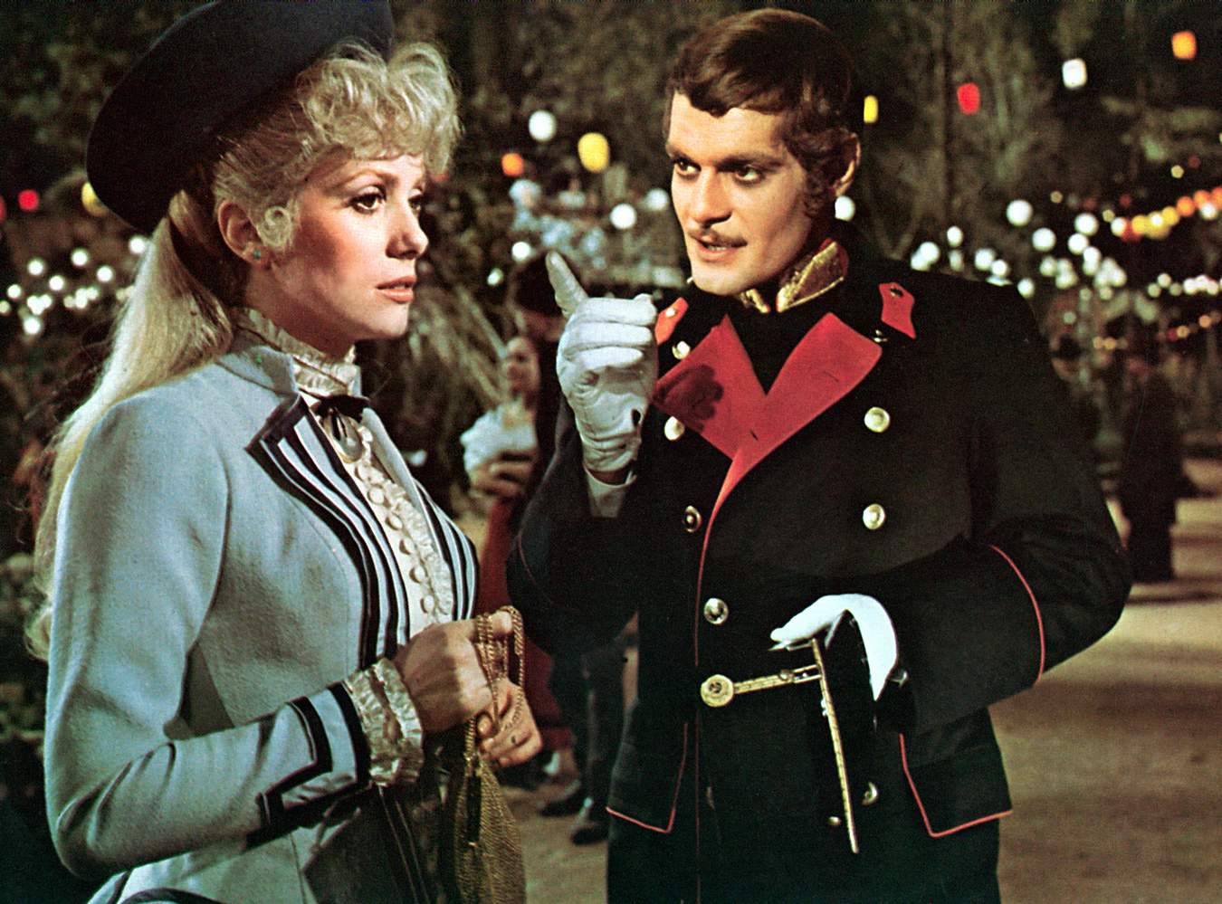 Omar Sharif i Catherine Deneuve w filmie