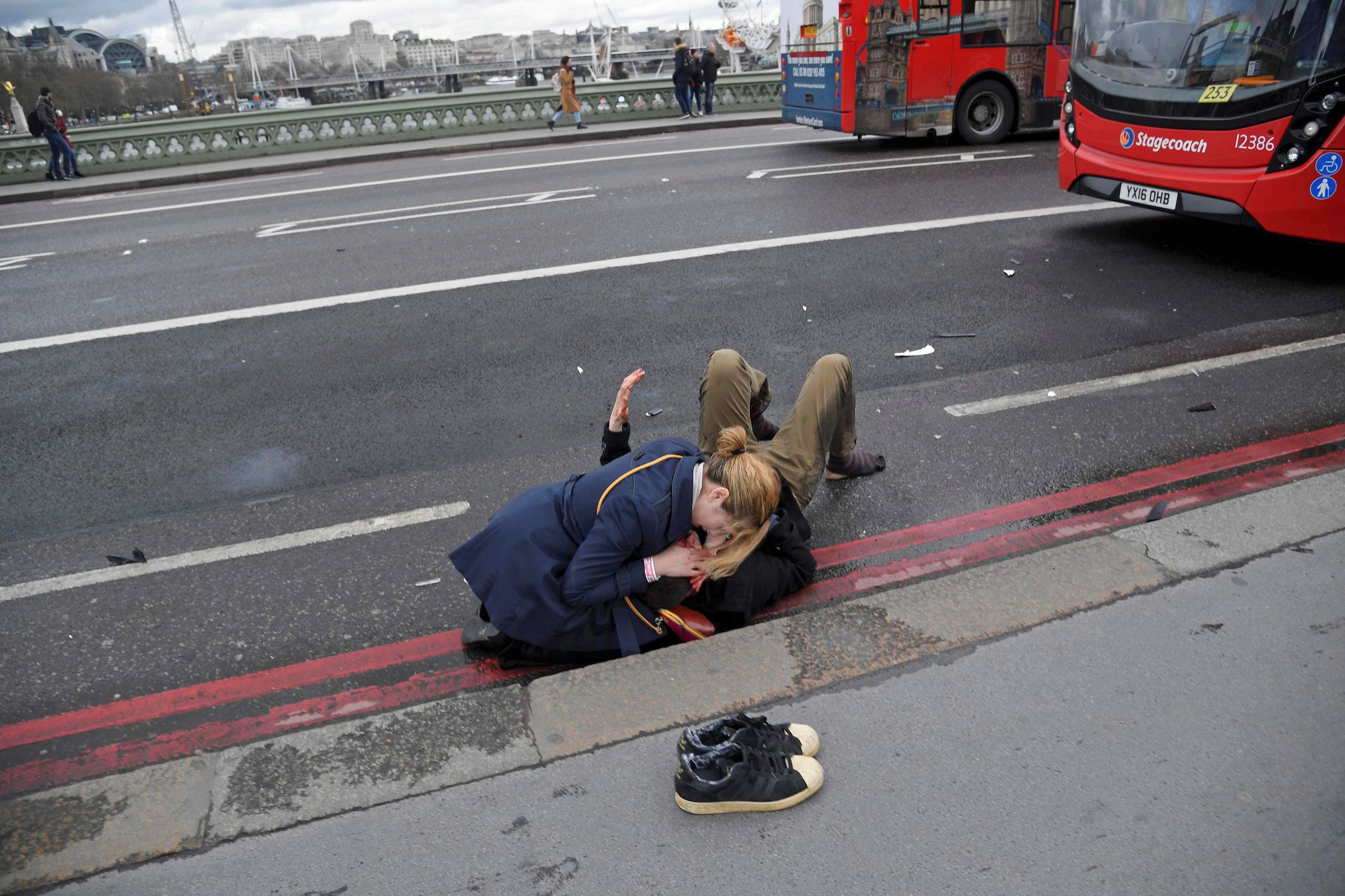 A Picture and its Story: At the scene of the London attack