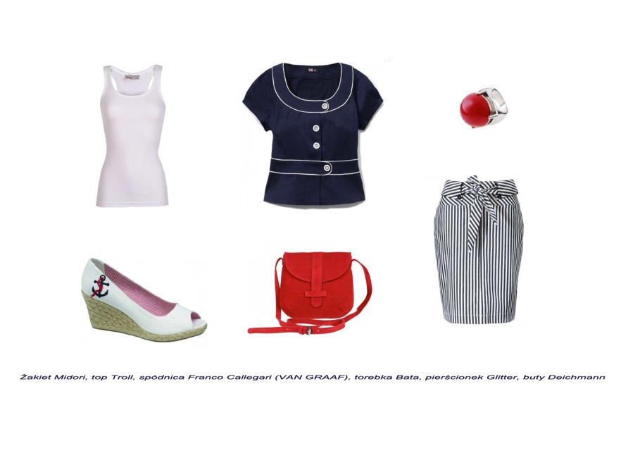 Modne zestawy w stylu marynarskim
